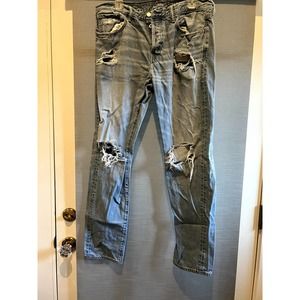 American Eagle Ripped Jeans Size 34x34